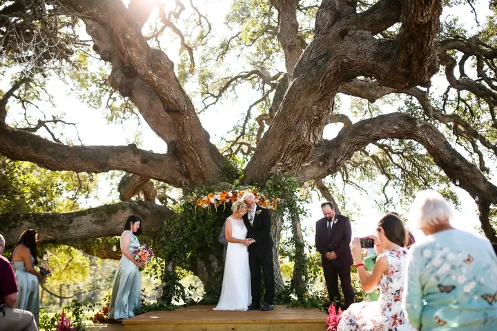 Wedding celebration at Twin Oaks Resort
