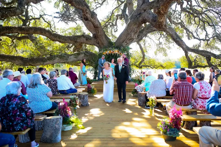 Wedding celebration at Twin Oaks Resort