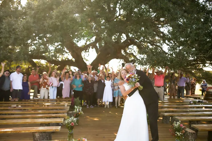 Wedding celebration at Twin Oaks Resort