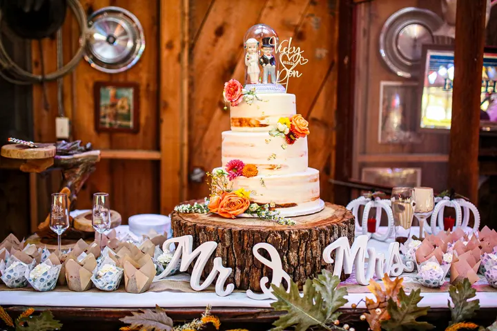 Wedding celebration at Twin Oaks Resort