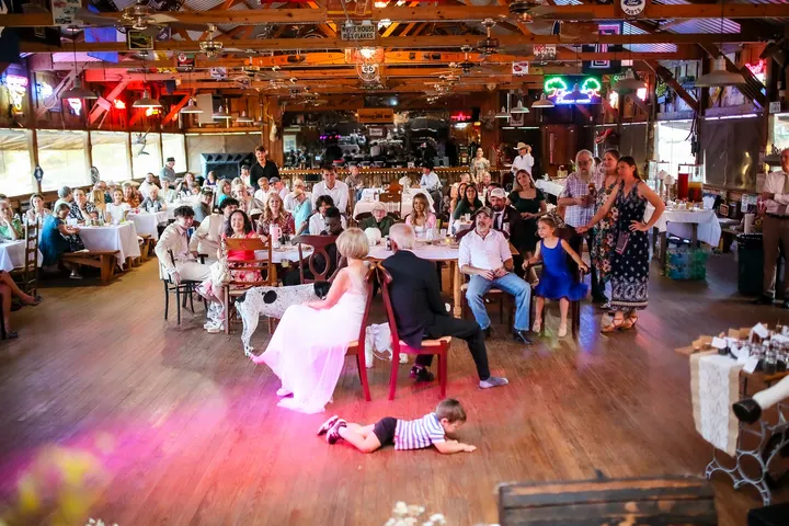 Wedding celebration at Twin Oaks Resort