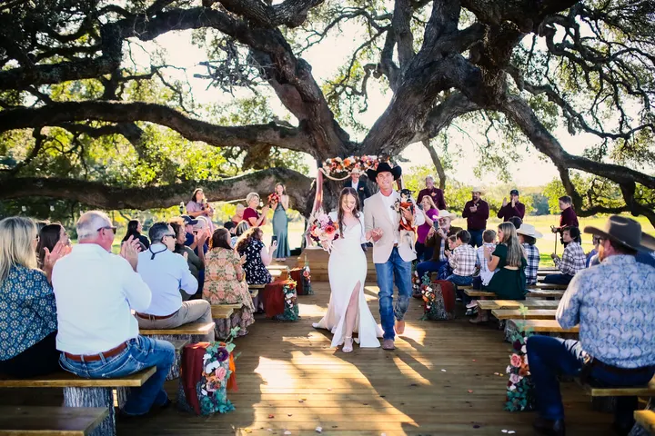 Wedding celebration at Twin Oaks Resort