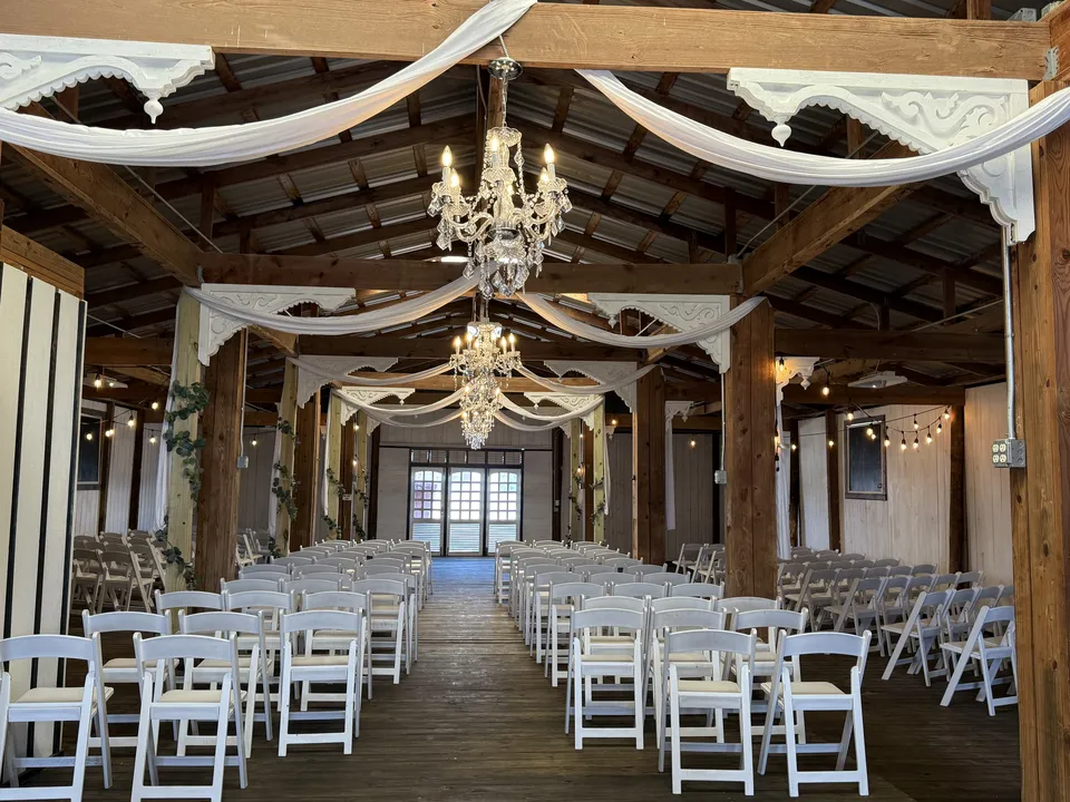 Interior of the little white church
